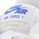 Nike Air Force 1 Low Retro Wit Blauw - Heren Sneaker - DJ3911-101