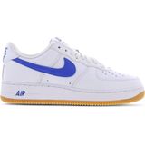 Nike Air Force 1 Low Retro Wit Blauw - Heren Sneaker - DJ3911-101