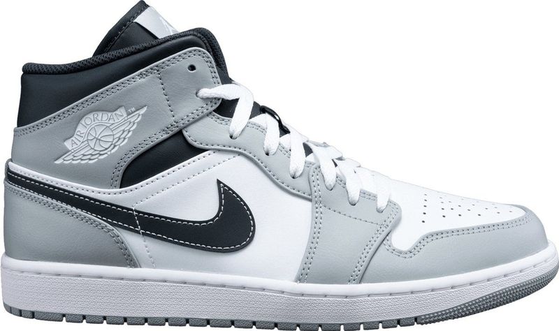Nike Air jordan 1 mid light smoke grey anthracite gs