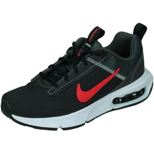 NIKE Air Max Intrlk Lite (GS) Bass, uniseks, kinderen, veelkleurig (Medium Ash Siren Red Black Light Silver), 35.5 EU