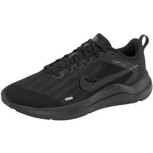 Nike - Downshifter 12 - Zwarte Hardloopschoenen - 42