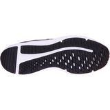 Nike - DOWNSHIFTER 12 - Dames Sneakers - Zwart - Wit - Textiel - Synthetisch
