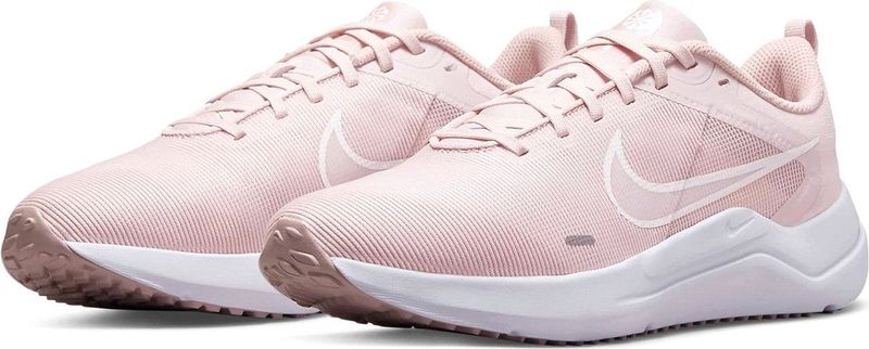 Nike Downshifter 12 hardloopschoenen voor dames, Barely Rose/White-Pink Oxford, 38 EU, Barely Rose Wit Roze Oxford, 38 EU