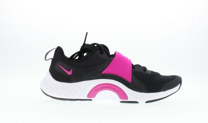 Nike Dames Renew in het seizoen TR 12 trainingsschoenen voor dames, Black Active Pink Dk Smoke Grey Wit, 40.5 EU