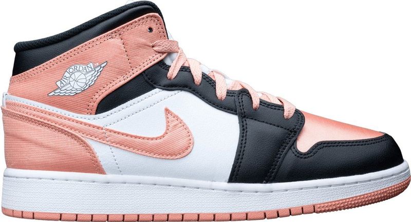 Air Jordan - 1 Mid - Sportschoenen - Lichtroze - Leer