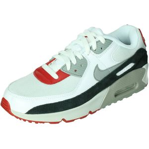 Nike Air Max 90 LTR GS Wit / Rood / Grijs - Sneaker - CD6864-019 - Maat 40