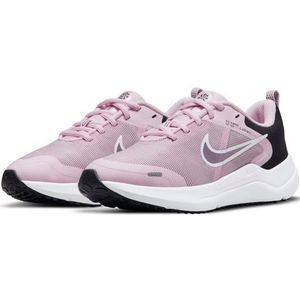 Nike Downshifter Sneaker 12 (GS), Pink Foam Flat Pewter Black, 36.5 EU