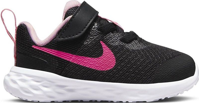 Nike Revolution 6 Nn (GS) - Gymnastiekschoenen - Uniseks - Zwart Hyper Pink Foam