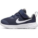 NIKE Revolution 6 NN TDV Kinderschoenen - Midnight Navy / White / Flat Pewter - Kinderen - Maat 19.5