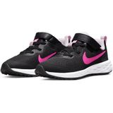 NIKE Revolution 6 Nn (PSV), wandelschoenen voor jongens, uniseks, kinderen, zwart/hyper pink-pink foam, 29,5 EU