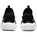 Nike Flex Runner 2 Sportschoenen voor kinderen, uniseks, Zwart Zwart Wit Foto Blauw University Goud, 17 EU