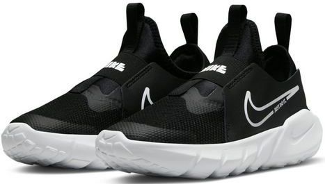 Nike Flex Runner 2 Sportschoenen voor kinderen, uniseks, Zwart Zwart Wit Foto Blauw University Goud, 17 EU