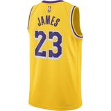 Nike - Los Angeles Lakers Icon Edition - Dri-FIT Swingman NBA-jersey - Geel
