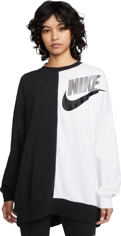 Nike - Sportswear FT Oos Crew DNC - T-shirt - Zwart - Katoen