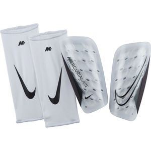 Nike Shinguard Mercurial Lite, uniseks, wit/zwart, DN3611-100, XS