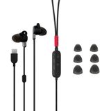 Lenovo 4XD1C99220 hoofdtelefoon/headset Bedraad In-ear Muziek/Voor elke dag USB Type-C Zwart