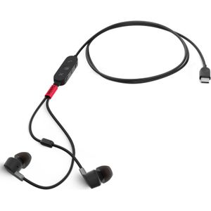 Lenovo GO USB-C ANC in-ear hoofdtelefoon, zwart