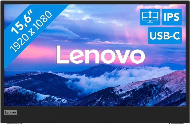 Lenovo E4UAC1WL Full HD Portable Monitor inch