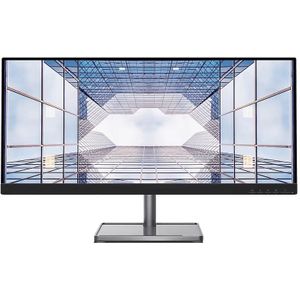 Lenovo L29w-30 (2560 x 1080 pixels, 29""), Monitor, Zilver, Zwart