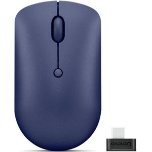 Lenovo 540 Compacte draadloze muis met USB-C-ontvanger, blauw