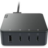 Lenovo G0A6130WEU Oplader Universeel 3x USB-C 1.8m - Zwart