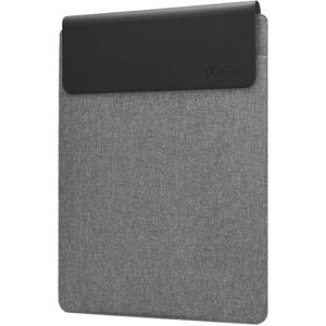 Lenovo Yoga Laptop Sleeve - 16 Inch - Magnetic Closure - Slim & Lightweight - Made from Recycled Materials - Separate Accessory Compartment - Grey