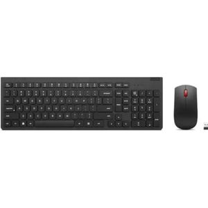 Lenovo 4X31N50746 toetsenbord Inclusief muis Universeel RF Draadloos QWERTY Amerikaans Engels Zwart