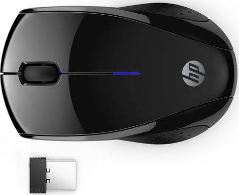 HP - 220 Silent Wireless Mouse - Draadloos - Zwart - Ambidextrous