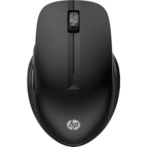 HP 430 draadloze muis | 2,4 GHz draadloze verbinding & Bluetooth 5.2 | USB-dongle | 4.000 dpi | 4 knoppen | voor maximaal 2 apparaten | zwart | incl. 1 x AA-batterij | levensduur tot 24 maanden