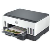 HP Smart Tank 7005 Multifunctionele printer (printer, scanner, kopieerapparaat, WLAN, AirPrint, Duplex, inclusief inkt voor maximaal 3 jaar printen), grijs, wit