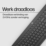 HP 230 - Draadloos Toetsenbord - Qwerty - ISO- Zwart