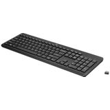 HP 230 BLK Wireless Keyboard toetsenbord Universeel RF Draadloos Zwart