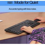 HP 230 Wireless Keyboard toetsenbord Universeel RF Draadloos AZERTY Belgisch Zwart