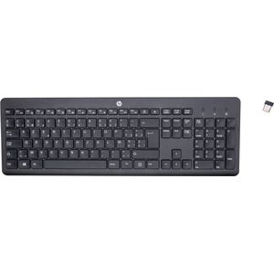 HP 230 Wireless Keyboard toetsenbord Universeel RF Draadloos AZERTY Belgisch Zwart
