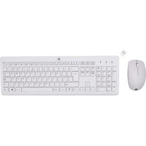 HP 230 - Draadloos Toetsenbord en Muis - Qwerty - Wit