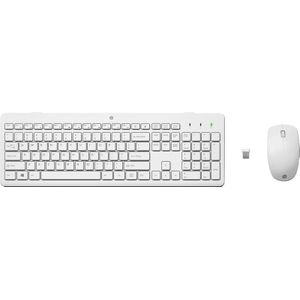 HP 230 draadloze muis- en toetsenbord in Wit