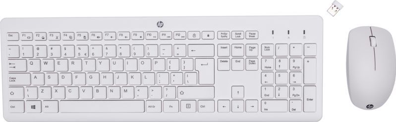HP 230 - Draadloos Toetsenbord en Muis - Qwerty - Wit