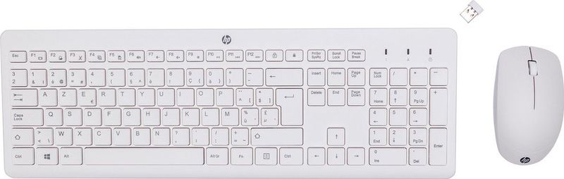 HP 230 Draadloos Toetsenbord en Muis Combinatie Azerty Wit