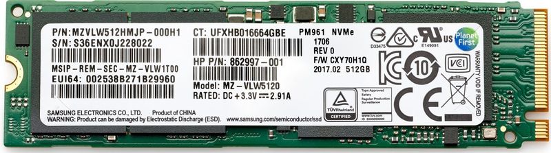 HP 1TB PCIe 4x4 NVMe TLC SSD M.2 PCI Express 4.0