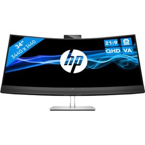 HP E34m G4 34  Wide Quad HD 75Hz Curved VA monitor