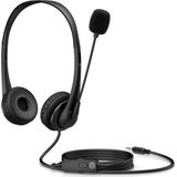 HP Stereo 3.5mm Headset G2 Bedraad Hoofdband Kantoor/callcenter Zwart