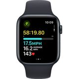 Apple Watch SE 44 mm (GPS) Sportarmband M/L  mitternacht