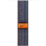 Origineel Apple Nike Sportbandje Apple Watch - 38MM/40MM/41MM - Blauw Oranje