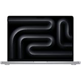 Apple 2023 MacBook Pro-laptop met M3-chip, met 8‑core CPU, 10‑core GPU: 14,2‑inch Liquid Retina XDR-display, 8 GB centraal geheugen, 1 TB SSD-opslag. Werkt met iPhone/iPad; Zilver