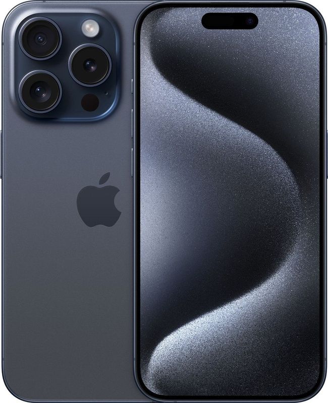 Apple iPhone 15 Pro - Black Titanium 1 TB Donkerblauw