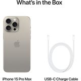 Apple iPhone 15 Pro Max Zwart Titanium 1 TB Grijs