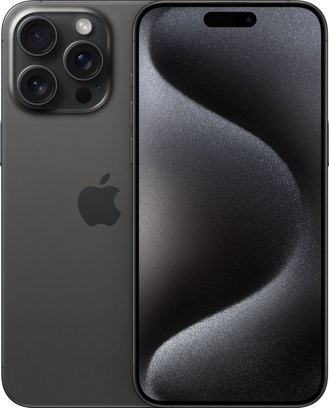 Apple iPhone 15 Pro Max Zwart Titanium 1 TB Zwart