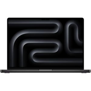 Apple 2023 MacBook Pro-laptop met M3 Max-chip, met 14‑core CPU, 30‑core GPU: 16,2‑inch Liquid Retina XDR-display, 36 GB centraal geheugen, 1 TB SSD-opslag. Werkt met iPhone/iPad; Spacezwart