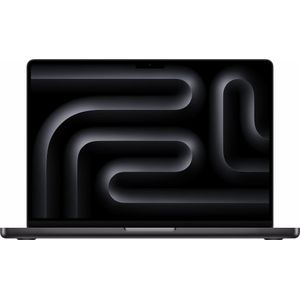 Apple 2023 MacBook Pro-laptop met M3 Pro-chip, met 11‑core CPU, 14‑core GPU: 14,2‑inch Liquid Retina XDR-display, 18 GB centraal geheugen, 512 GB SSD-opslag. Werkt met iPhone/iPad; Spacezwart