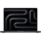 Apple 2023 MacBook Pro-laptop met M3 Max-chip, met 14‑core CPU, 30‑core GPU: 14,2‑inch Liquid Retina XDR-display, 36 GB centraal geheugen, 1 TB SSD-opslag. Werkt met iPhone/iPad; Spacezwart
